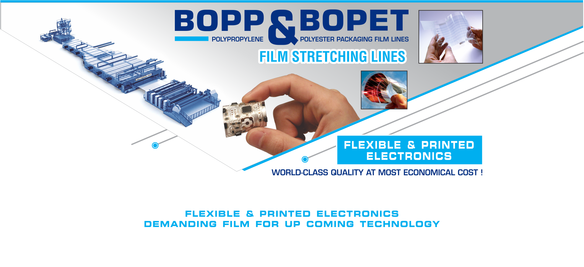 BOPP and BOPET Packaging Film Lines