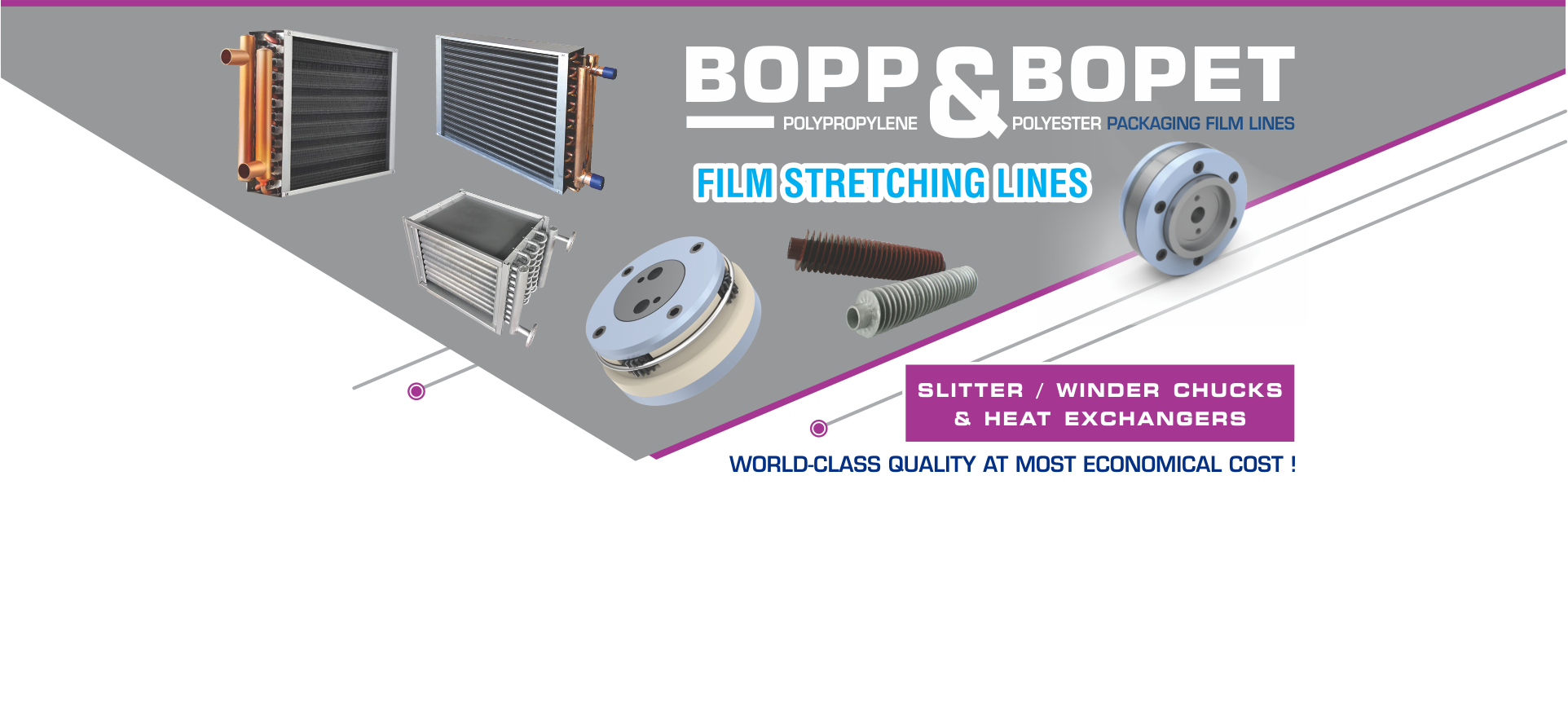 BOPP and BOPET Packaging Film Lines