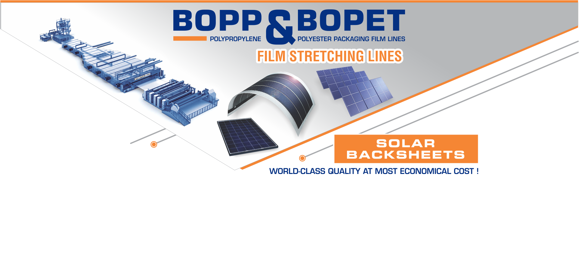BOPP and BOPET Packaging Film Lines