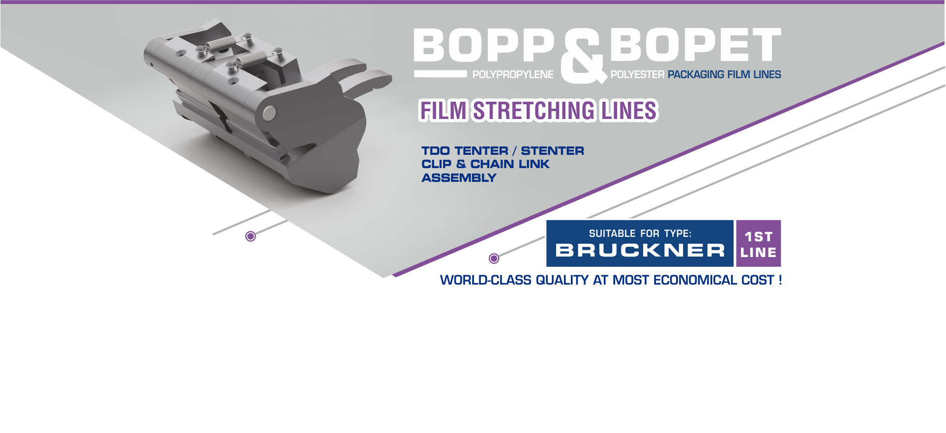 BOPP and BOPET Packaging Film Lines