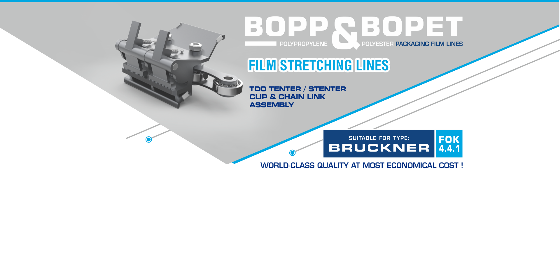 BOPP and BOPET Packaging Film Lines
