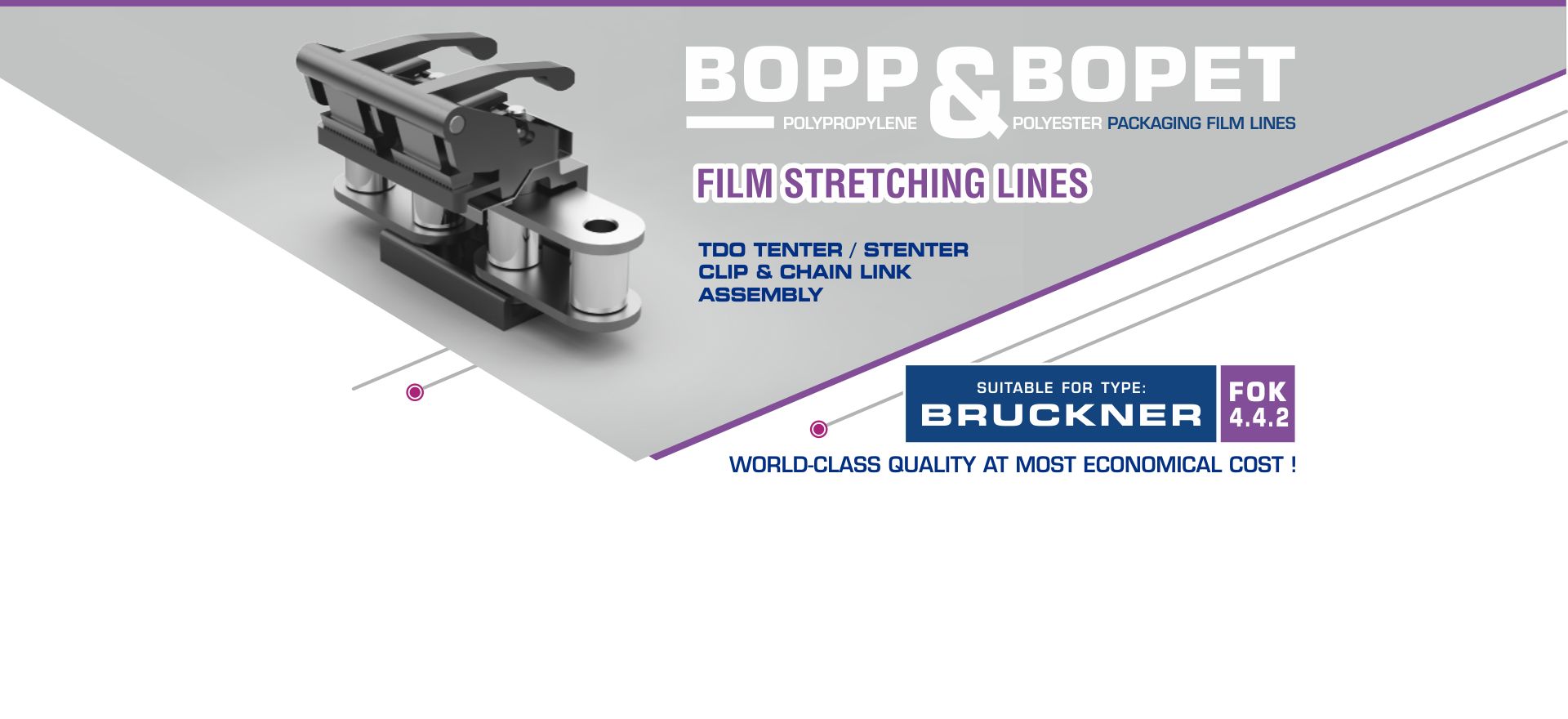 BOPP and BOPET Packaging Film Lines
