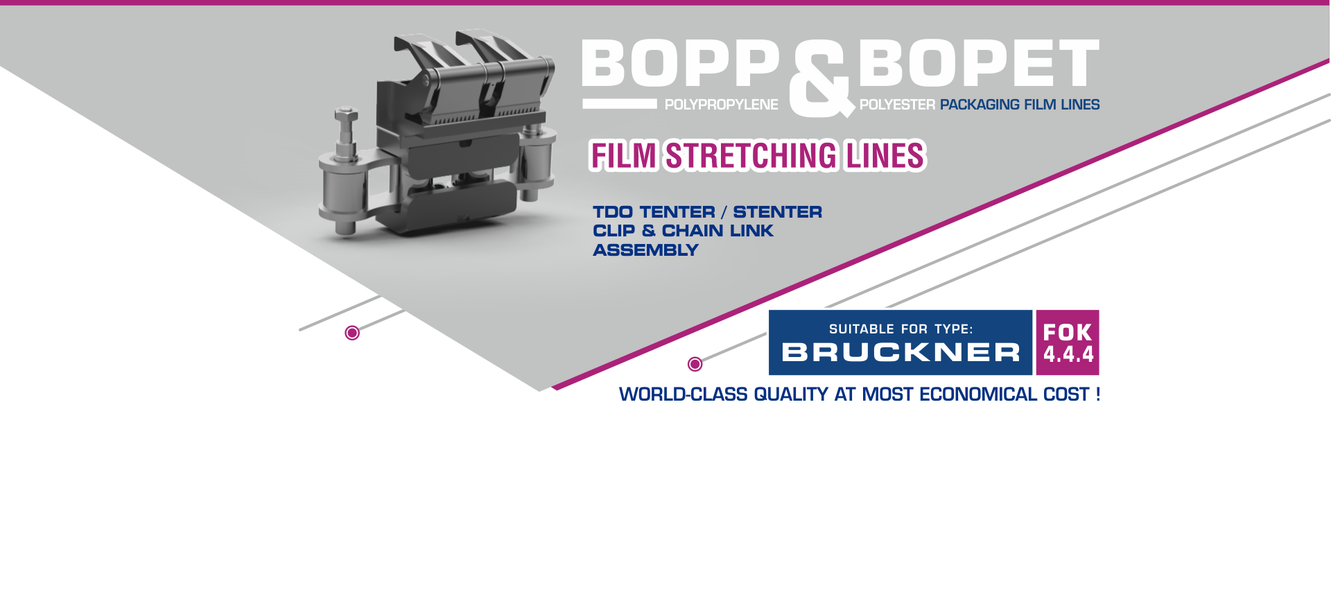 BOPP and BOPET Packaging Film Lines