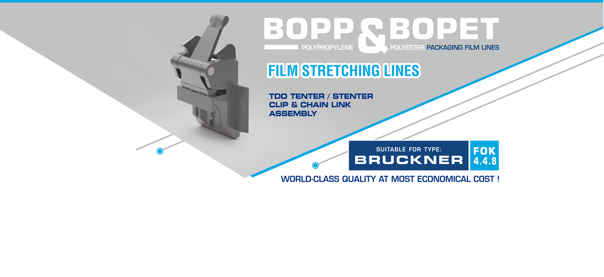 BOPP and BOPET Packaging Film Lines