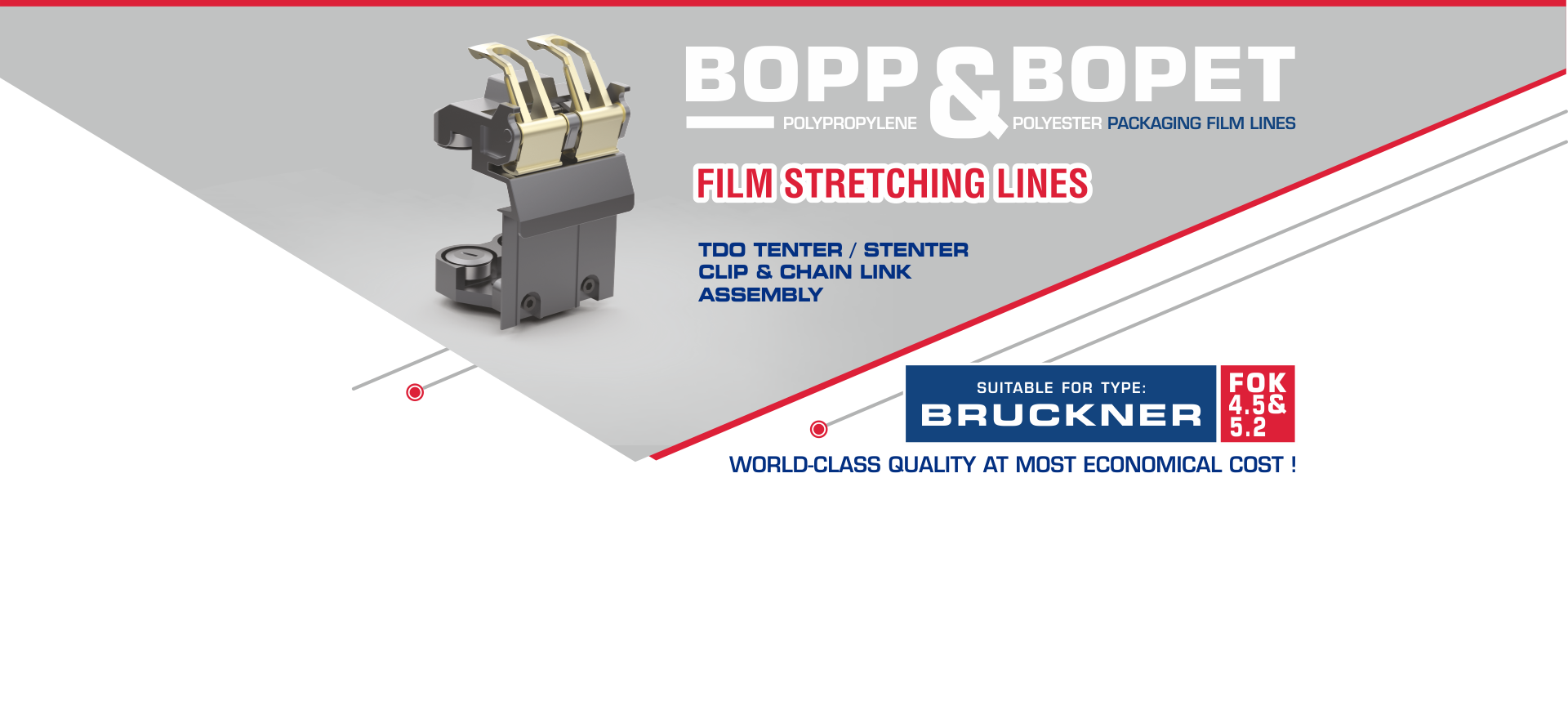 BOPP and BOPET Packaging Film Lines
