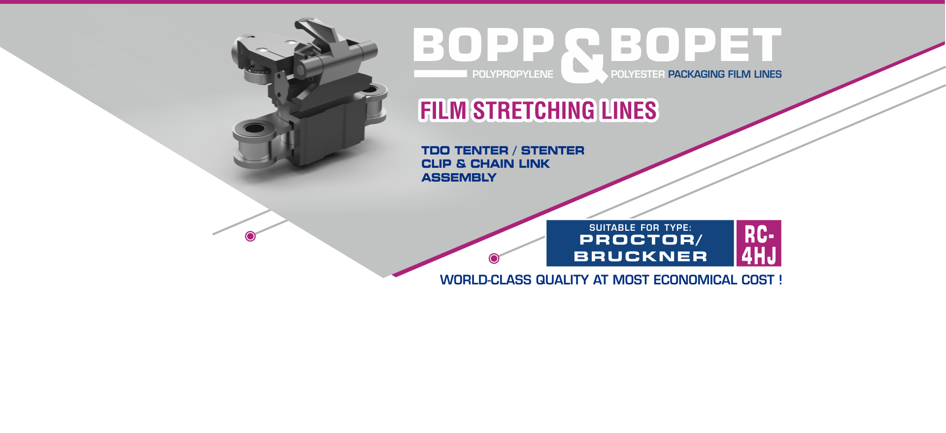 BOPP and BOPET Packaging Film Lines