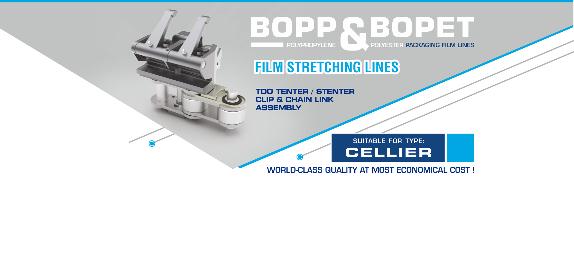 BOPP and BOPET Packaging Film Lines