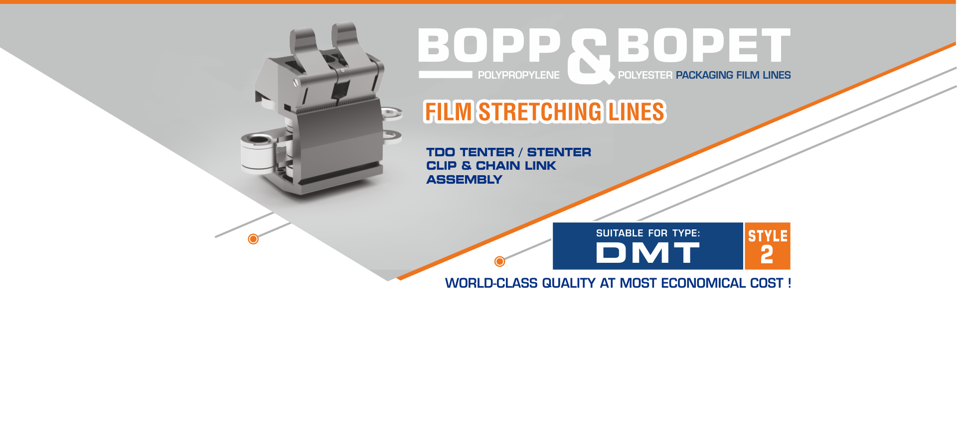 BOPP and BOPET Packaging Film Lines