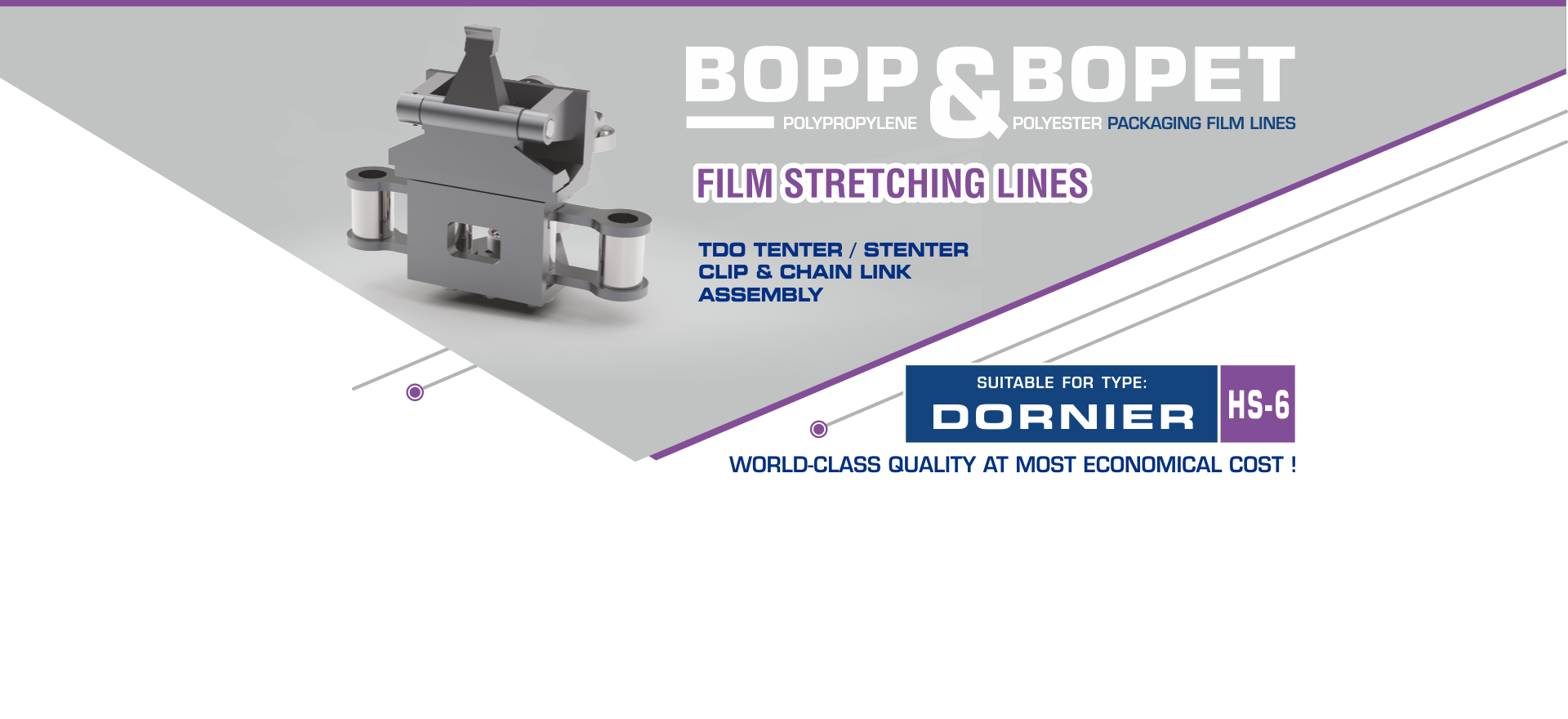 BOPP and BOPET Packaging Film Lines
