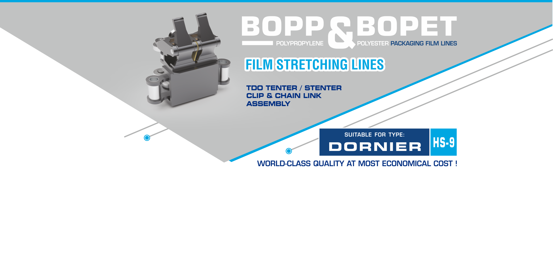 BOPP and BOPET Packaging Film Lines
