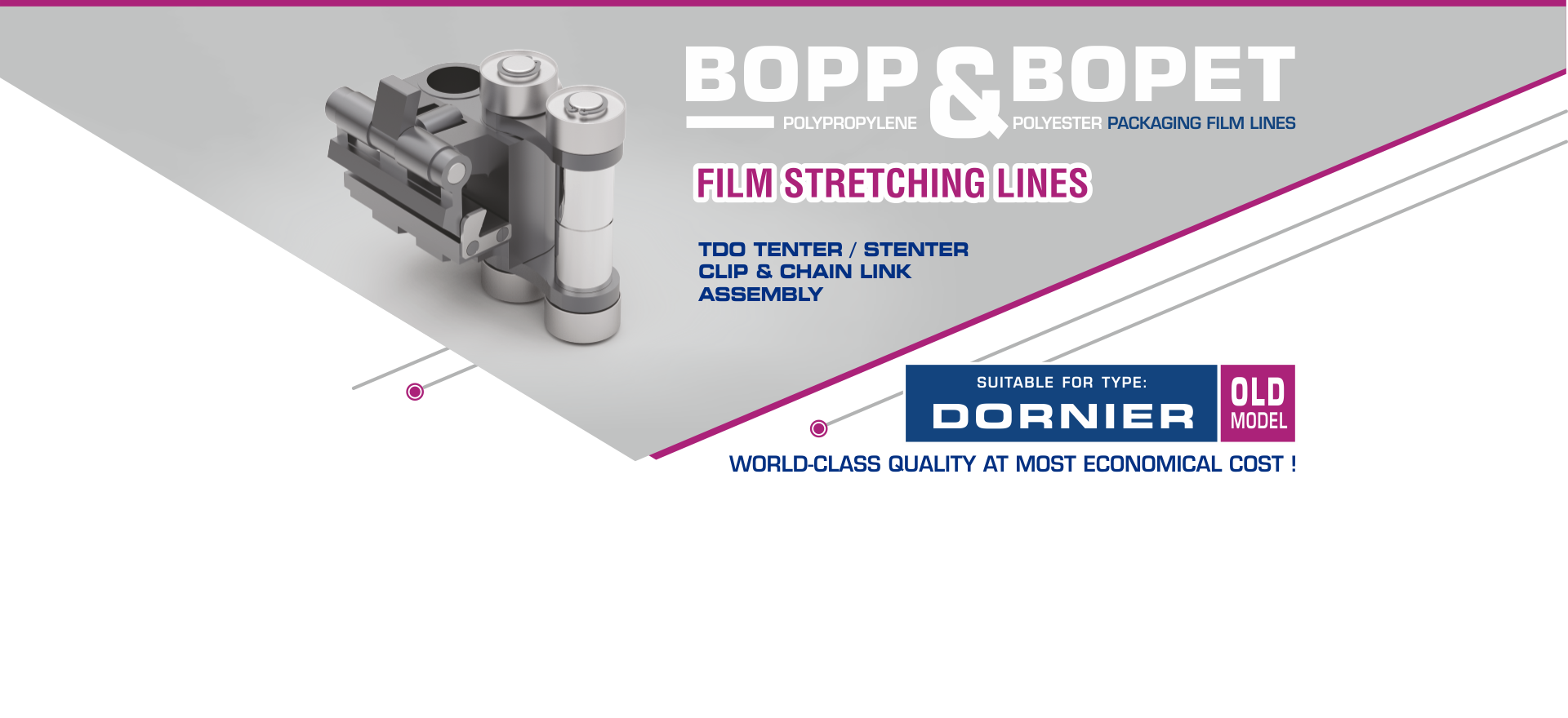BOPP and BOPET Packaging Film Lines
