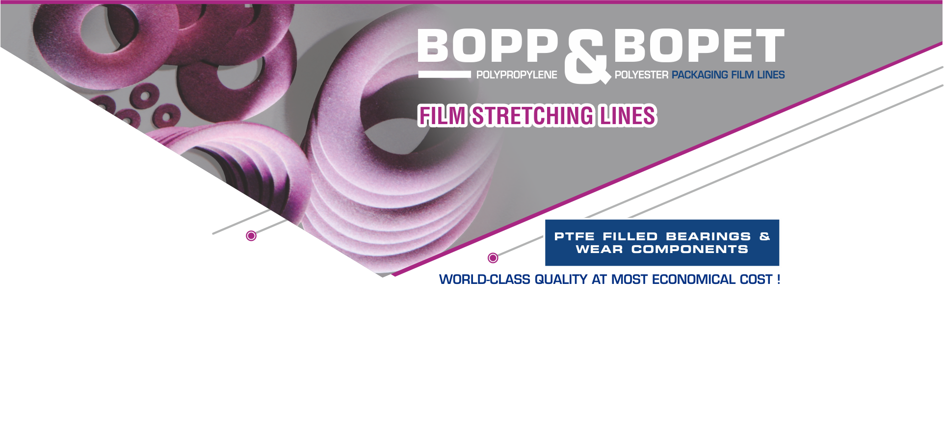 BOPP and BOPET Packaging Film Lines